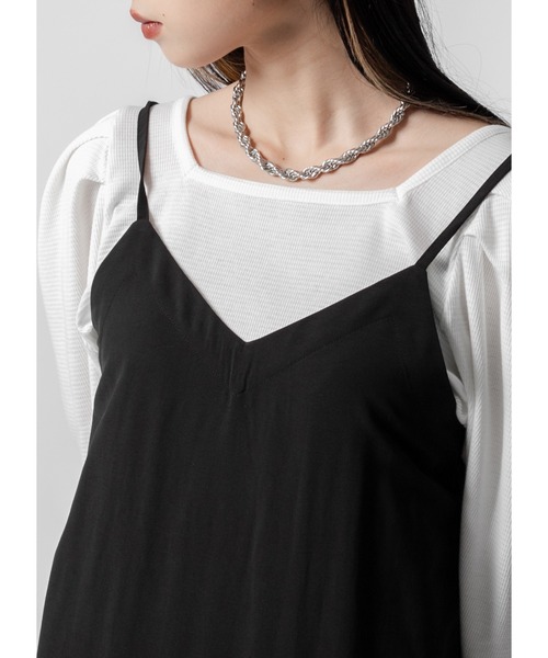 Adoon plain（アドーンプレーン）の「マーメイドキャミワンピース（ワンピース・レディース・ブラック・FREE）」の17枚目の写真