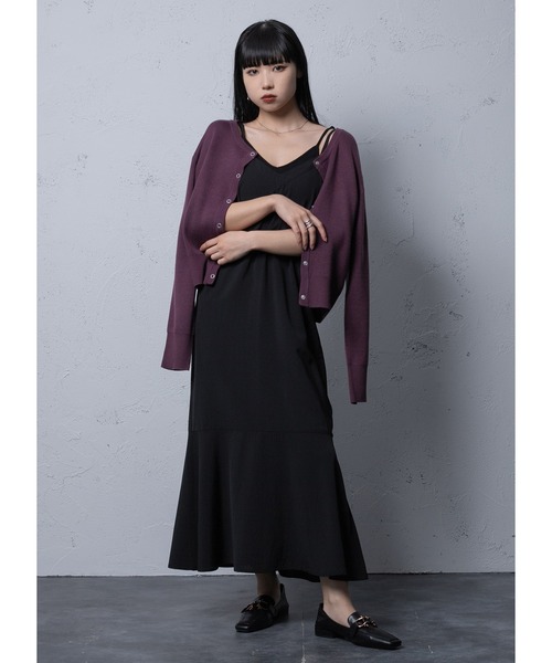 Adoon plain（アドーンプレーン）の「マーメイドキャミワンピース（ワンピース・レディース・ブラック・FREE）」の20枚目の写真