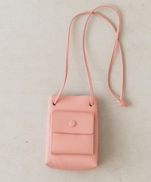 Kastane | 【新色追加】ポケット付きミニショルダーバック(ショルダーバッグ)