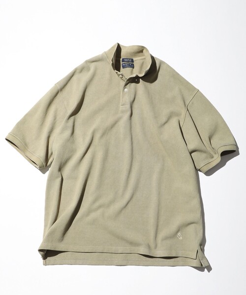 NAUTICA(ノーティカ)の「NAUTICA/ノーティカ Pigment Dyed “TOO HEAVY” S/S Polo Shirt(ポロシャツ・メンズ・ベージュ/ネイビー/チャコールグレー・X-LARGE/XX-LARGE/MEDIUM/LARGE)」の3枚目の写真