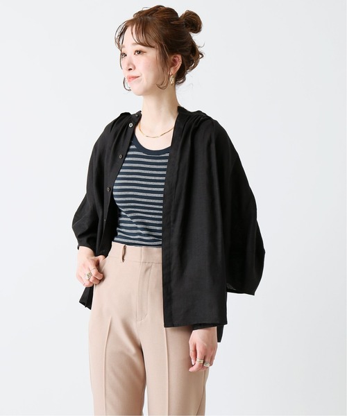 B.C STOCK（ベーセーストック）の「【Miller／ミラー】 パネルリブ タンクトップ（Tシャツ/カットソー・レディース・ホワイト/ブラック/ネイビー/ブラウン/ブルー/ブラック系その他・FREE）」の17枚目の写真