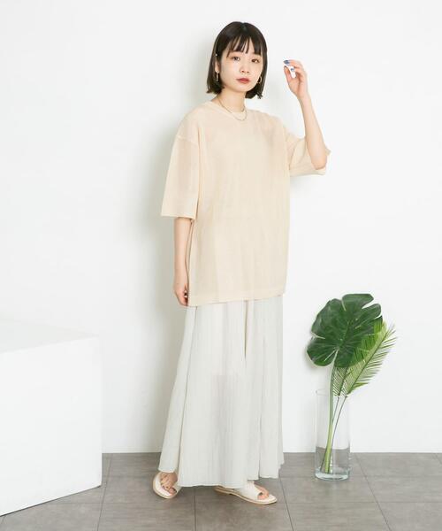 KBF（ケイビーエフ）の「シアーボリュームフレアスカート（スカート・レディース・ネイビー/グリーン/グレー系その他・ONE）」の20枚目の写真