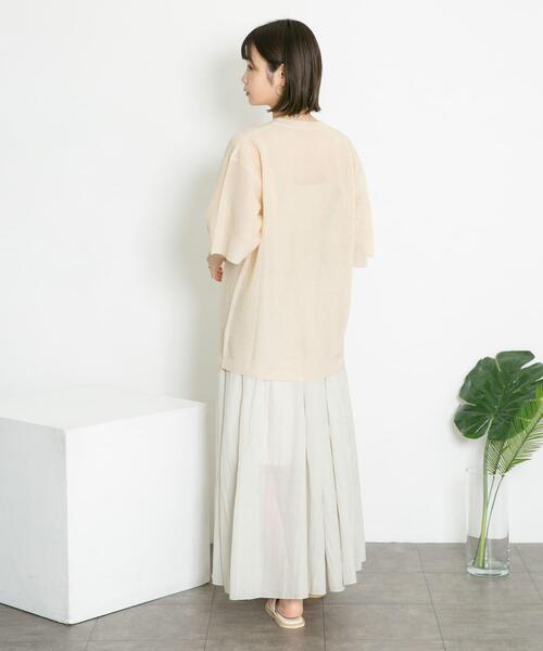 KBF（ケイビーエフ）の「シアーボリュームフレアスカート（スカート・レディース・ネイビー/グリーン/グレー系その他・ONE）」の21枚目の写真