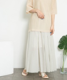 KBF | シアーボリュームフレアスカート(スカート)