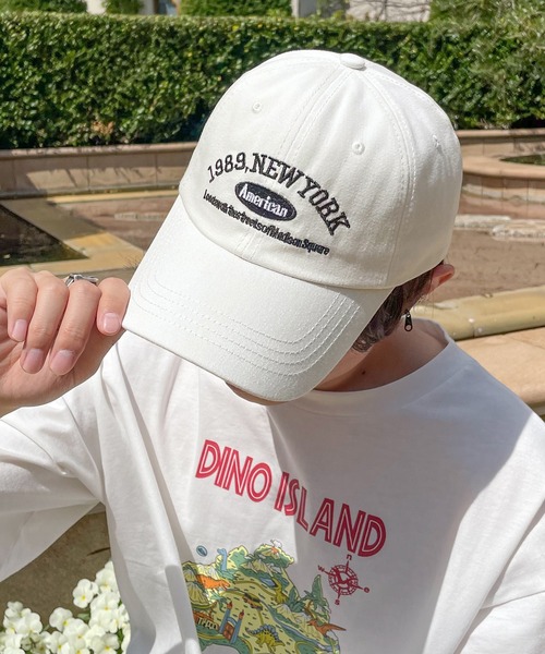 PairPair（ペアペア）の「ロゴキャップ（キャップ・レディース・オフホワイト/ライトベージュ/グリーン・フリー）」の4枚目の写真