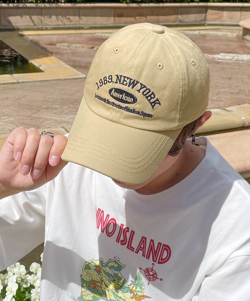 PairPair（ペアペア）の「ロゴキャップ（キャップ・レディース・オフホワイト/ライトベージュ/グリーン・フリー）」の6枚目の写真