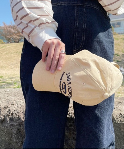 PairPair（ペアペア）の「ロゴキャップ（キャップ・レディース・オフホワイト/ライトベージュ/グリーン・フリー）」の9枚目の写真