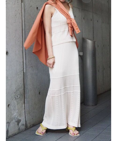 EVRIS（エヴリス）の「クッショントングサンダル（サンダル・レディース・ホワイト/ブラック/グリーン・MEDIUM/LARGE）」の15枚目の写真