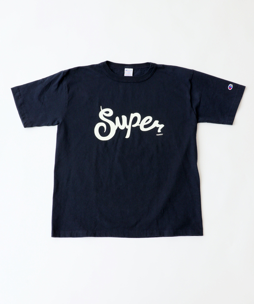 Champion(チャンピオン)の「【CHAMPION/チャンピオン】T1011 SUPER MARKET/スーパーマーケット(Tシャツ/カットソー・メンズ・ホワイト/ブラック/ネイビー/グレー・MEDIUM/LARGE/X-LARGE)」の4枚目の写真