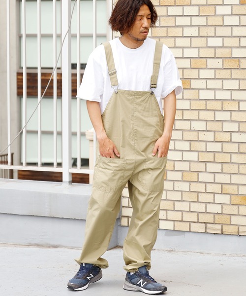 GUNG HO(ガンホー)の「GUNG HO/ガンホー SIMPLE OVERALL オーバーオール(サロペット/オーバーオール・メンズ・チャコールグレー/カーキ/オリーブ/ネイビー・ONE SIZE)」の20枚目の写真