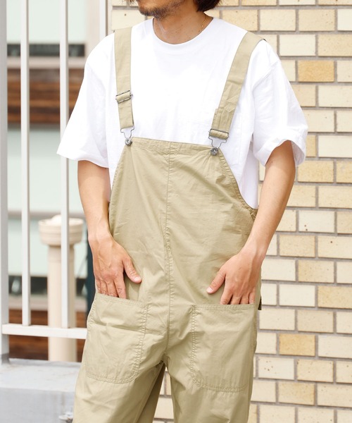 GUNG HO(ガンホー)の「GUNG HO/ガンホー SIMPLE OVERALL オーバーオール(サロペット/オーバーオール・メンズ・チャコールグレー/カーキ/オリーブ/ネイビー・ONE SIZE)」の7枚目の写真