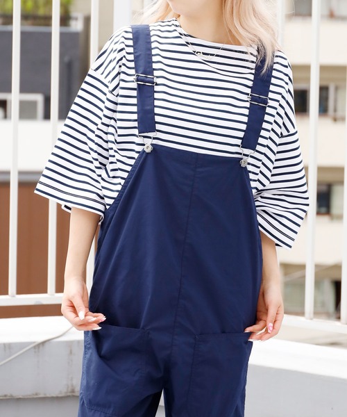 GUNG HO(ガンホー)の「GUNG HO/ガンホー SIMPLE OVERALL オーバーオール(サロペット/オーバーオール・メンズ・チャコールグレー/カーキ/オリーブ/ネイビー・ONE SIZE)」の12枚目の写真