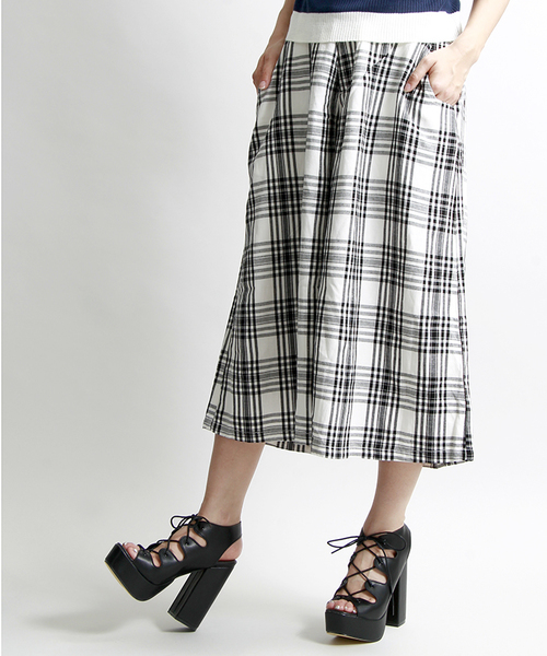 WEGO(ウィゴー)の「WEGO/麻レーヨンガウチョパンツ(その他パンツ・レディース・ホワイト/ホワイト系その他・FREE)」の2枚目の写真