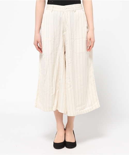 WEGO(ウィゴー)の「WEGO/麻レーヨンガウチョパンツ(その他パンツ・レディース・ホワイト/ホワイト系その他・FREE)」の5枚目の写真