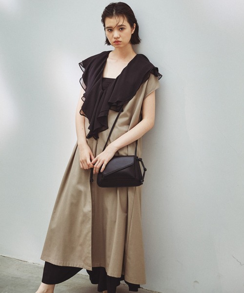 LA BELLE ETUDE（ラベルエチュード）の「クラシカルlongベスト（ベスト・レディース・ベージュ/ライトグリーン/ブラック・FREE）」の5枚目の写真