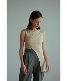 CLANE（クラネ）の「2WAY NUANCE CUT TOPS（Tシャツ/カットソー）」
