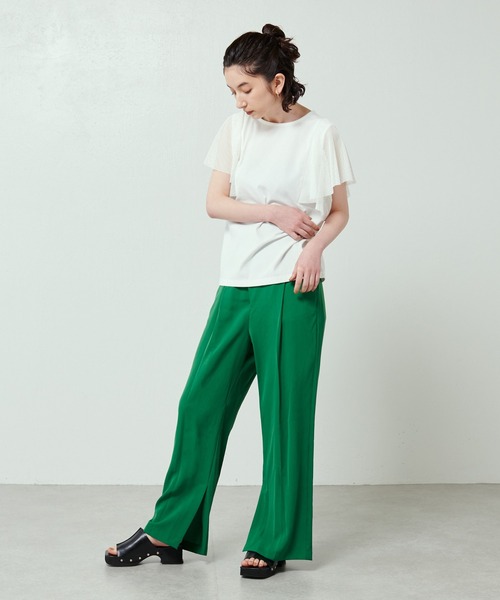 Lui's（ルイス）の「ラップワイドパンツ（その他パンツ・レディース・ブルー/グリーン/ブラック・FREE）」の19枚目の写真