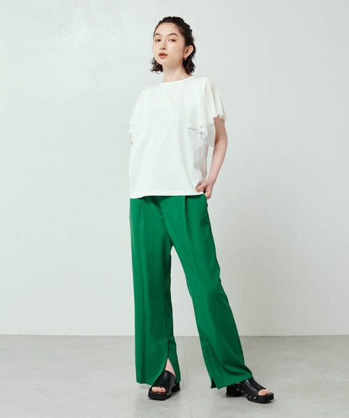 Lui's（ルイス）の「ラップワイドパンツ（その他パンツ・レディース・ブルー/グリーン/ブラック・FREE）」の8枚目の写真