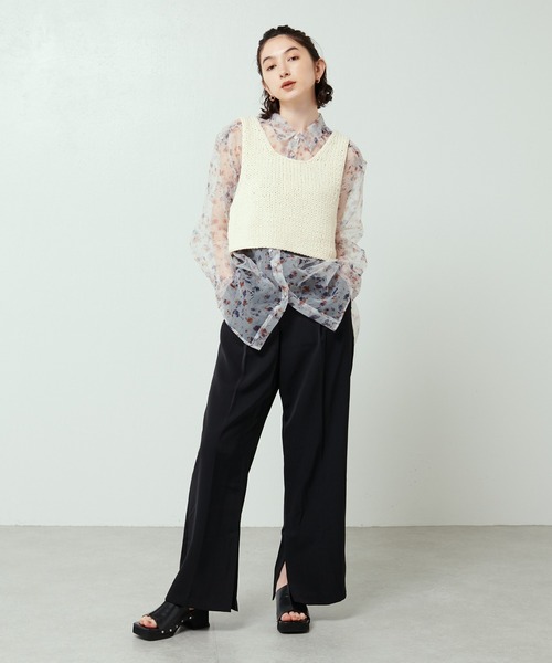 Lui's（ルイス）の「ラップワイドパンツ（その他パンツ・レディース・ブルー/グリーン/ブラック・FREE）」の11枚目の写真