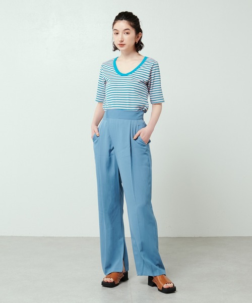 Lui's（ルイス）の「ラップワイドパンツ（その他パンツ・レディース・ブルー/グリーン/ブラック・FREE）」の14枚目の写真