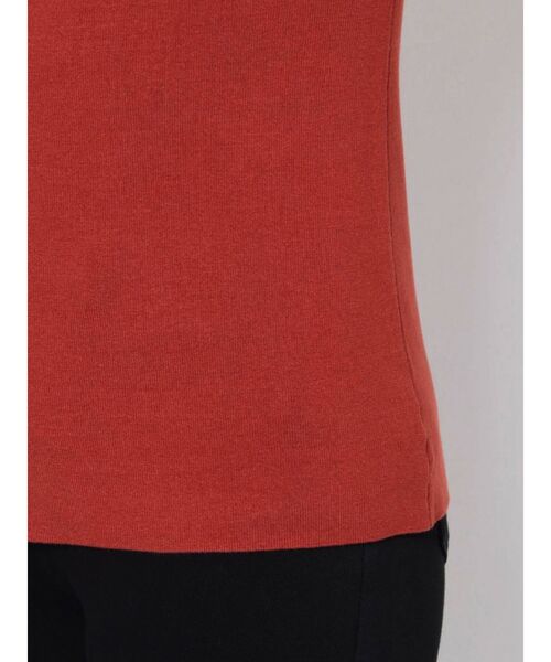 LAGUNAMOON(ラグナムーン)の「ラッフルスリーブニットプルオーバー(ニット/セーター・レディース・アイボリー/ブラック/ダークオレンジ・FREE)」の4枚目の写真