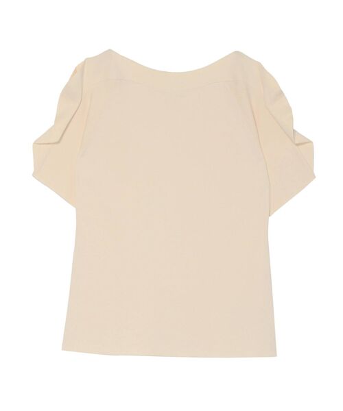 LAGUNAMOON(ラグナムーン)の「ラッフルスリーブニットプルオーバー(ニット/セーター・レディース・アイボリー/ブラック/ダークオレンジ・FREE)」の19枚目の写真