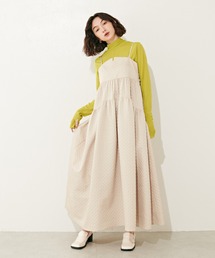 Lui's | バックデザインジャガードキャミワンピース(ワンピース)