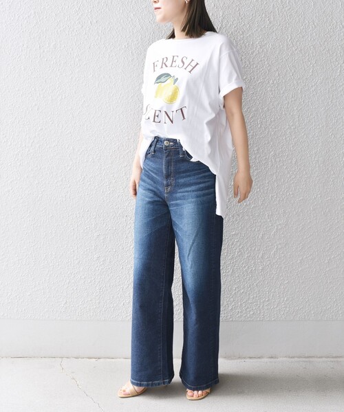SHIPS(シップス)の「*オーガニックコットンカフェプリントTEE◇(Tシャツ/カットソー・レディース・ホワイト/チャコールグレー/ライトホワイト/ベージュ/ダークグレー/ホワイト系/ベージュ系・ONE SIZE)」の9枚目の写真