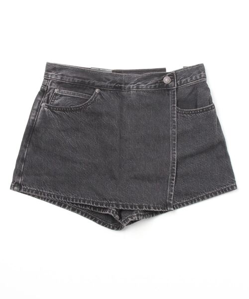 SKORT BLACK STONEWASH