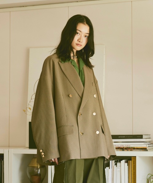 soerte（ソエルテ）の「Taslan open collar shirt / タスランオープンカラーシャツ（シャツ/ブラウス・メンズ・チャコールグレー/ブラウン/グリーン・1/2/3）」の16枚目の写真