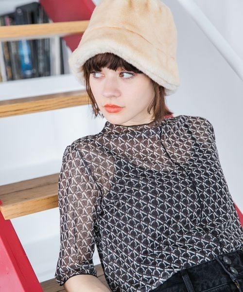 碧様購入専用 JEANASIS（ジーナシス）の「モノグラムシアープルオーバーSS