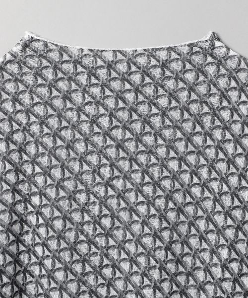 JEANASIS（ジーナシス）の「モノグラムシアープルオーバーSS/352701（Tシャツ/カットソー・レディース・ホワイト系その他/ブラック系その他/グリーン系その他・FREE）」の9枚目の写真