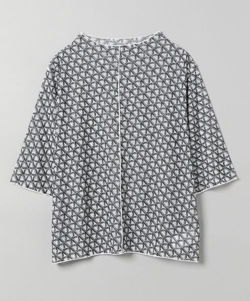 JEANASIS（ジーナシス）の「モノグラムシアープルオーバーSS/352701（Tシャツ/カットソー・レディース・ホワイト系その他/ブラック系その他/グリーン系その他・FREE）」の22枚目の写真