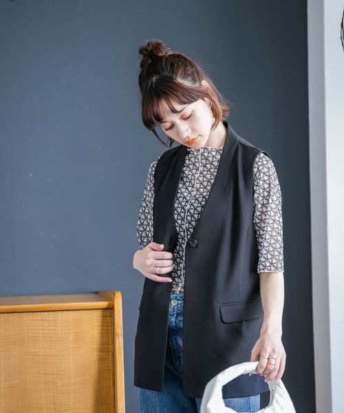 碧様購入専用 JEANASIS（ジーナシス）の「モノグラムシアープルオーバーSS