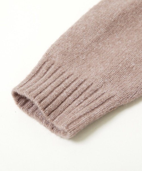 devirock（デビロック）の「洗える もちもちニット クルーネックセーター（ニット/セーター・キッズ・スミクロ/ネイビー/ピンクベージュ・100cm/110cm/120cm/130cm/140cm/150cm/160cm）」の8枚目の写真