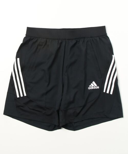 adidas（アディダス）の「【別注】アディダス adidas AEROREADY 3ストライプス スリムショーツ 限定コラボ（その他パンツ・メンズ・ネイビー/ブラック・3L/LL/S/M/L）」の2枚目の写真