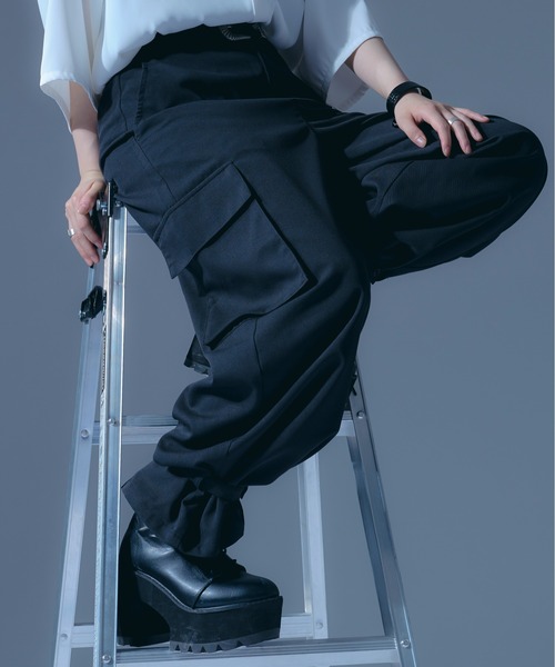 Ellno Loset（エルノロゼット）の「2wayカーゴパンツ（カーゴパンツ・メンズ・ブルーグリーン/ブラック・SMALL/MEDIUM/LARGE）」の7枚目の写真