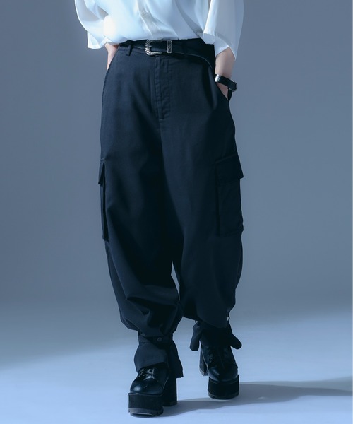 Ellno Loset（エルノロゼット）の「2wayカーゴパンツ（カーゴパンツ・メンズ・ブルーグリーン/ブラック・SMALL/MEDIUM/LARGE）」の10枚目の写真