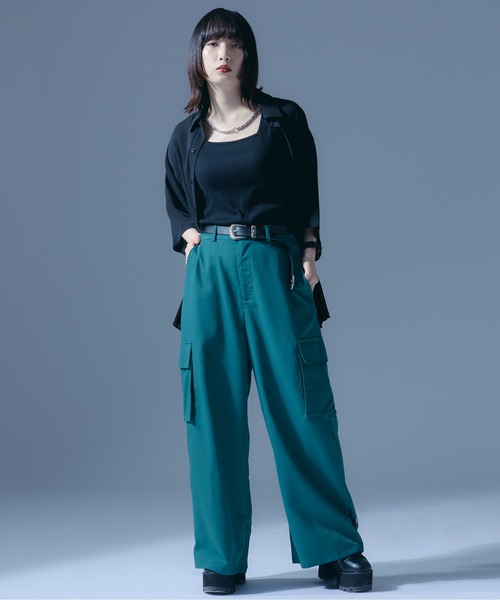 Ellno Loset（エルノロゼット）の「2wayカーゴパンツ（カーゴパンツ・メンズ・ブルーグリーン/ブラック・SMALL/MEDIUM/LARGE）」の20枚目の写真