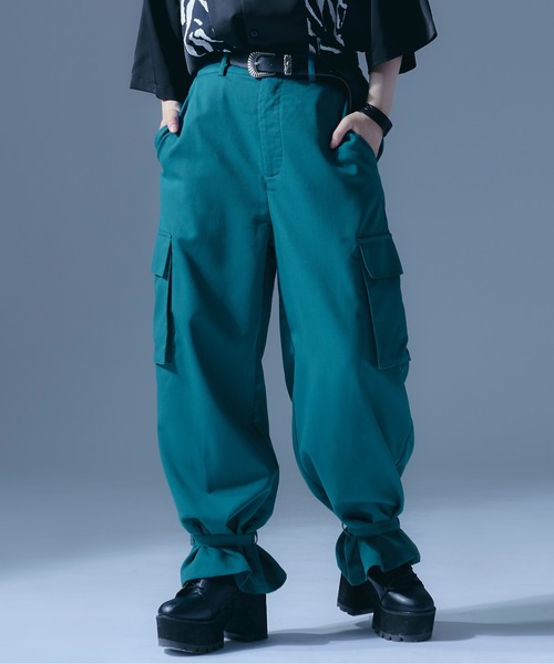 Ellno Loset（エルノロゼット）の「2wayカーゴパンツ（カーゴパンツ・メンズ・ブルーグリーン/ブラック・SMALL/MEDIUM/LARGE）」の21枚目の写真