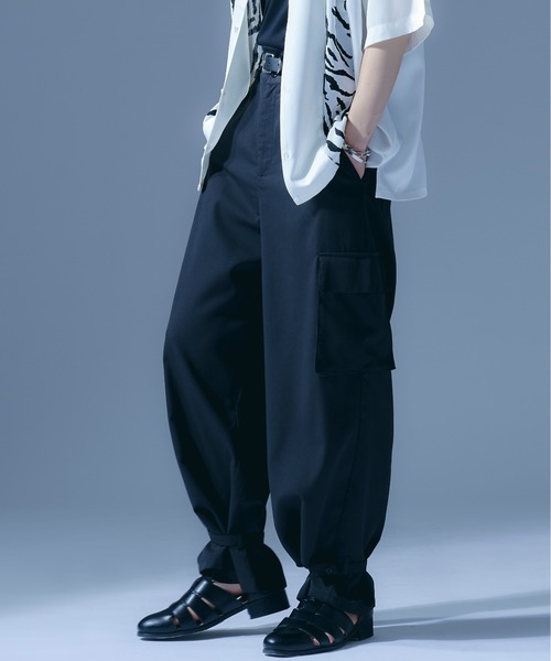 Ellno Loset（エルノロゼット）の「2wayカーゴパンツ（カーゴパンツ・メンズ・ブルーグリーン/ブラック・SMALL/MEDIUM/LARGE）」の3枚目の写真