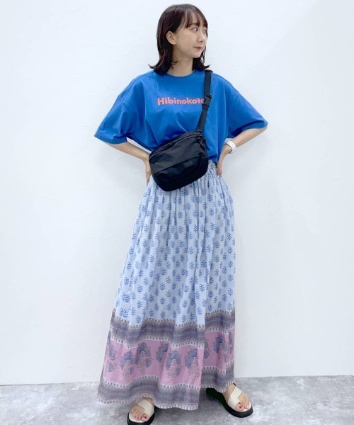 studio CLIP（スタディオクリップ）の「【WEB限定】インドプリントスカート（スカート・レディース・ブラック/レッド/ピンク・PF/FREE）」の21枚目の写真