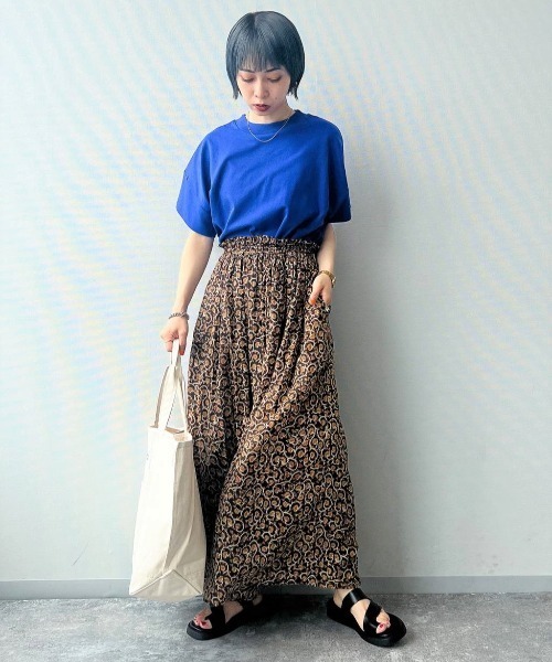 studio CLIP（スタディオクリップ）の「【WEB限定】インドプリントスカート（スカート・レディース・ブラック/レッド/ピンク・PF/FREE）」の20枚目の写真