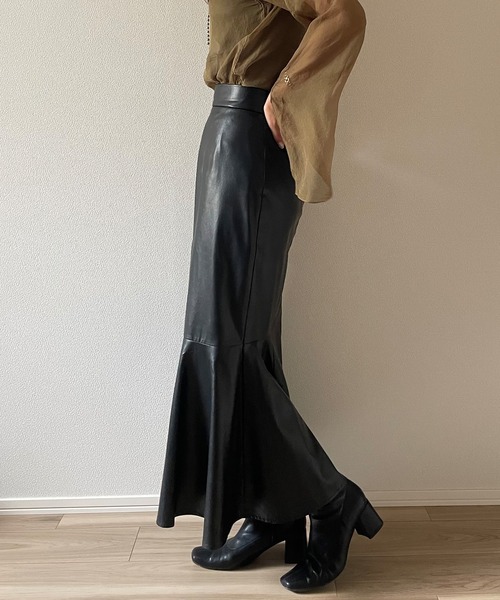 未使用　MALDIRE　バレエ　スカート ルエレ Louere ハイウエストフレアマーメイドスカート