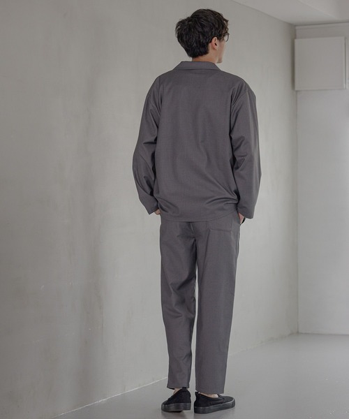 LAKOLE（ラコレ）の「【2点SET】TRジャケット×パンツセットアップ / 353972（セットアップ・メンズ・チャコールグレー/ブラック/ベージュ/グリーン/ネイビー/オリーブ/ブラウン/ロイヤルブルー・MEDIUM/LARGE）」の16枚目の写真