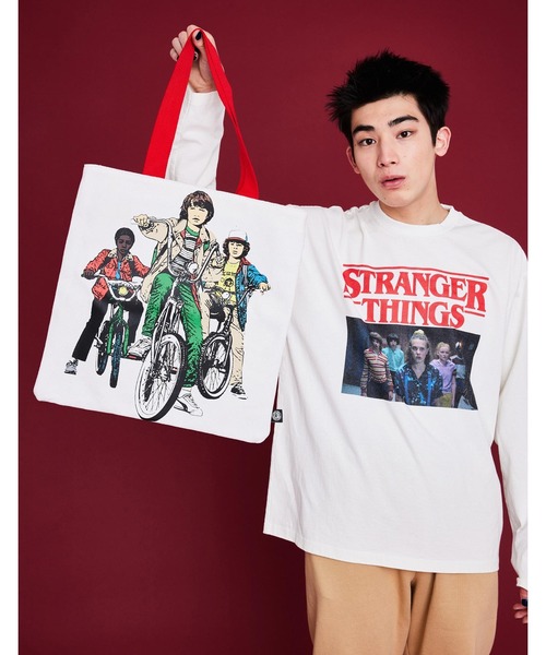 STRANGER THINGS × little sunny bite Tote bag