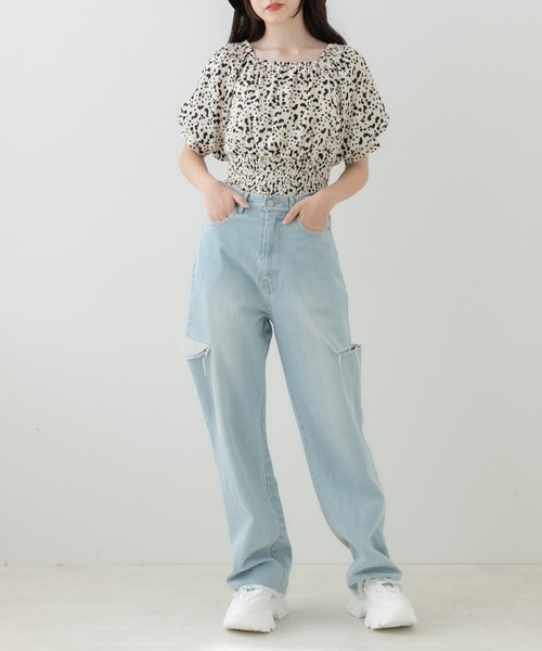 OLIVE des OLIVE（オリーブデオリーブ）の「ホワイト厚底スニーカー（スニーカー・レディース・ホワイト・SMALL/X-LARGE/LARGE/MEDIUM）」の7枚目の写真