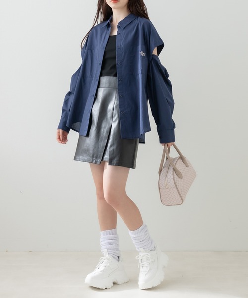 OLIVE des OLIVE（オリーブデオリーブ）の「ホワイト厚底スニーカー（スニーカー・レディース・ホワイト・SMALL/X-LARGE/LARGE/MEDIUM）」の5枚目の写真