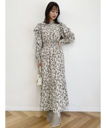 dazzlin | バックリボンフラワーフレアワンピース(ワンピース)
