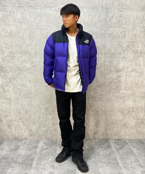 THE NORTH FACE ダウンジャケット M 黒 ND92234 THE NORTH FACE NUPTSE JACKET ブラック 22FW-I（ザ・ノース・フェイス